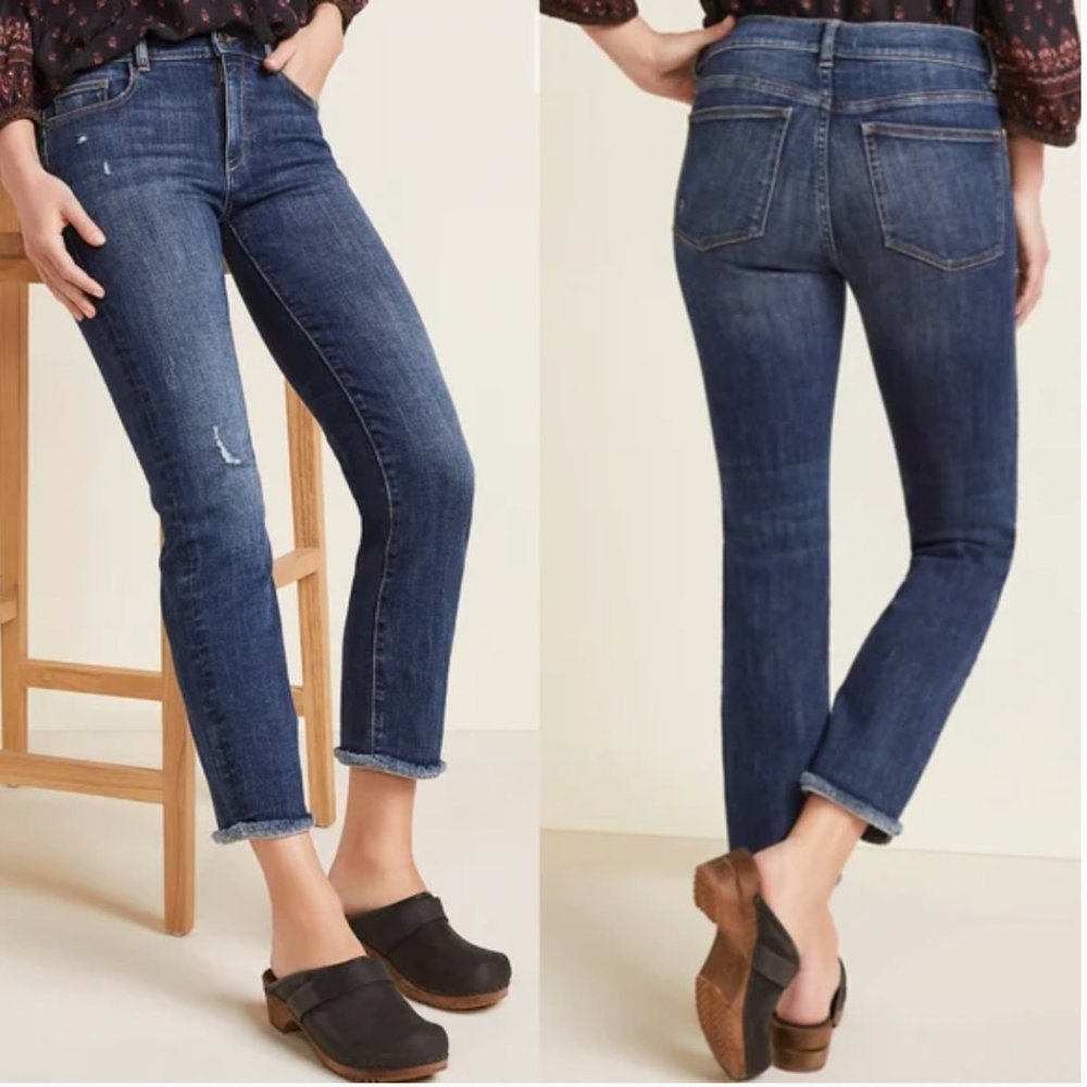 DL1961 Mara Ankle Instasculpt Straight Leg Jeans